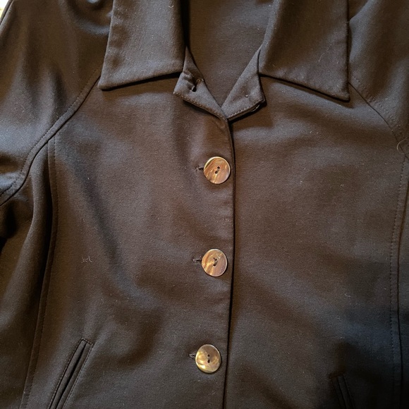 Chico’s Black Blazer Jacket Lovely Preloved Condition Size L - Picture 6 of 7